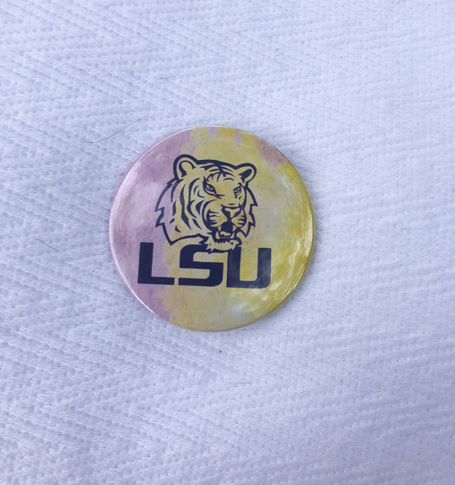 Game-Day Pin || Sorority Pin Button Louisiana State University|| Tailgate Outfit