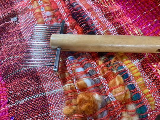 Weaving Comb/Tapestry Beater With Break Resistant Teeth Saorisantacruz