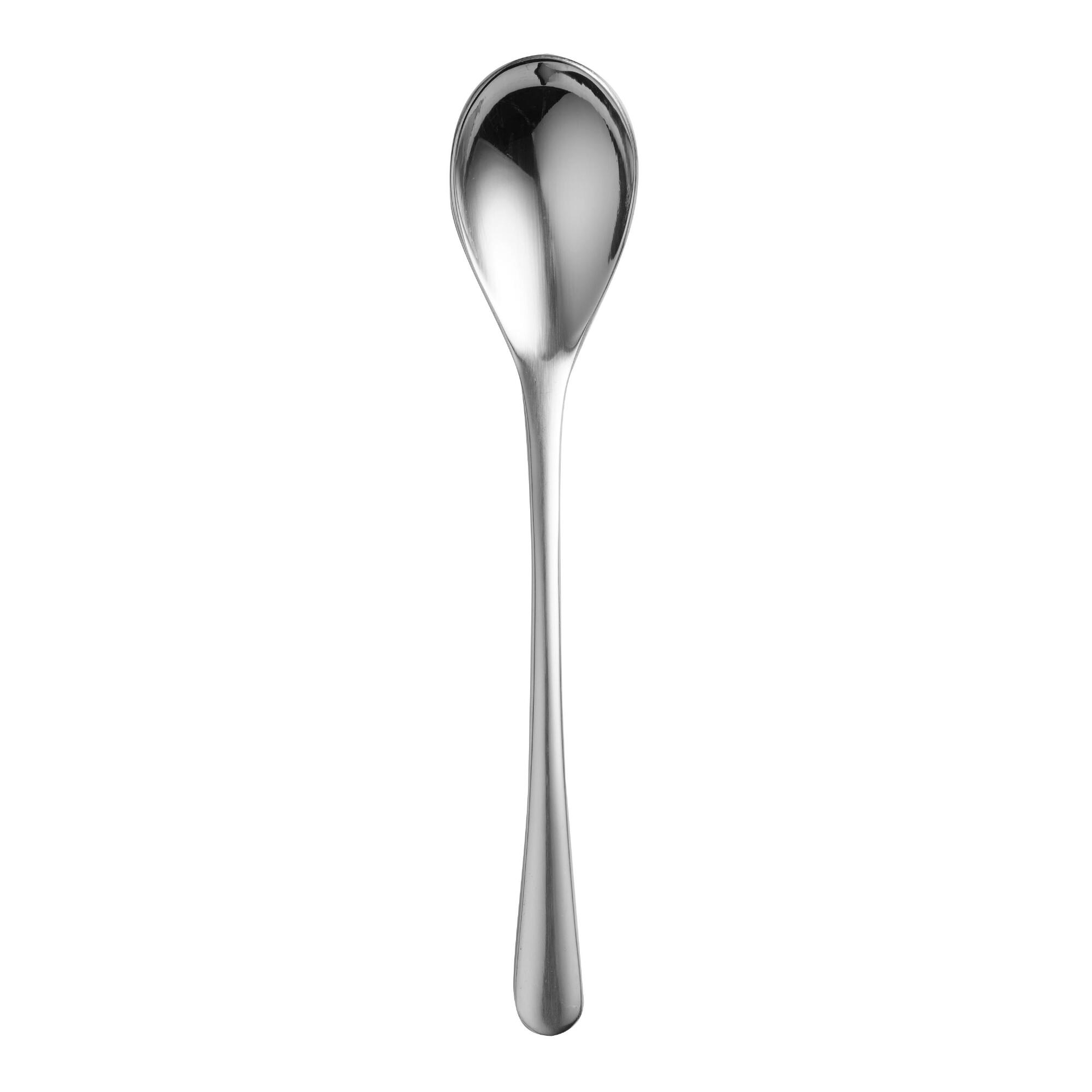 Teardrop Teaspoons Set of 6: Silver - Stainless Steel by World Market