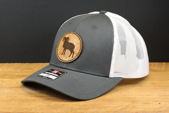 Richardson 115 Big Horn Sheep Leather Patch Cap