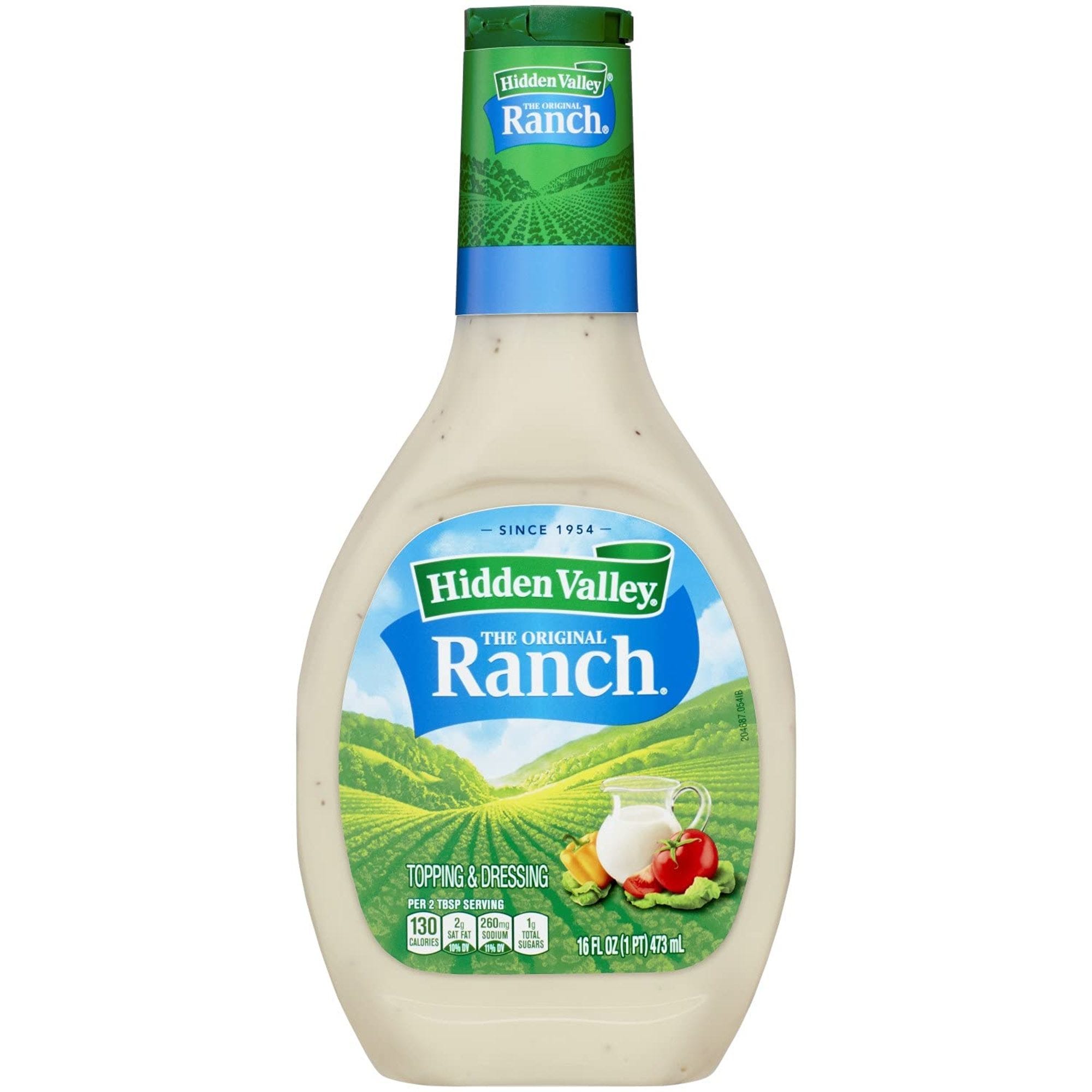 Hidden Valley Original Ranch Salad Dressing & Topping, Gluten Free - 16 fl oz