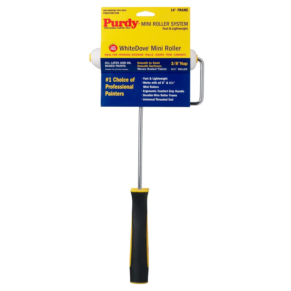 Purdy 6.5-in x 3/8-in White Dove Synthetic Blend Mini Paint Roller | 140765014
