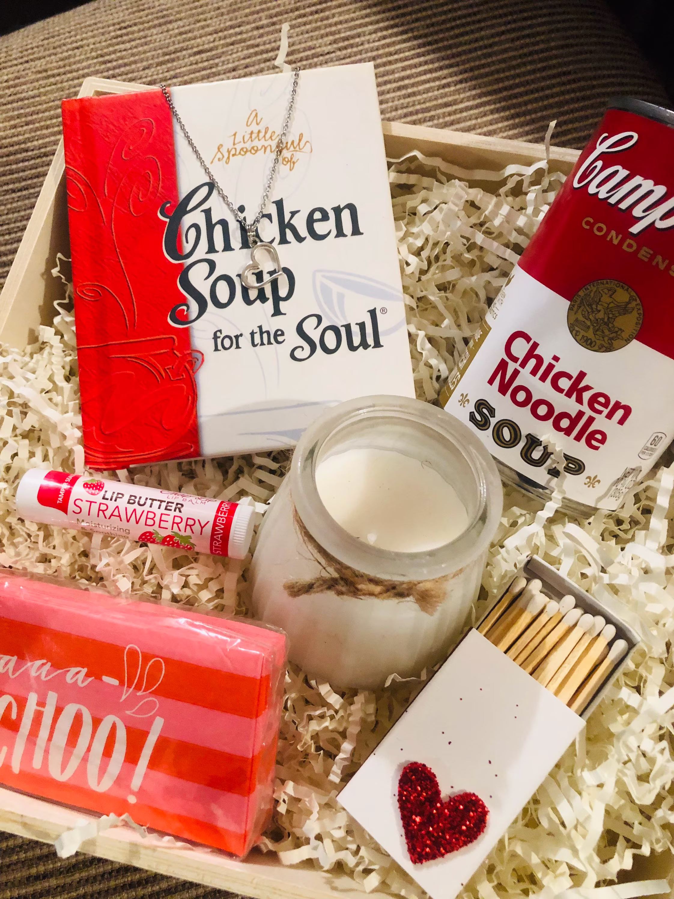 Get Well Gift Chicken Soup Set Box Friendship Gift Sympathy Thinking Of You