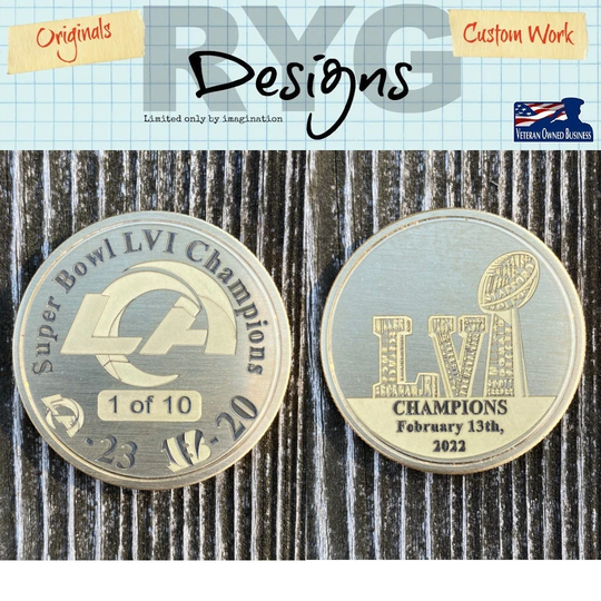 Limited Los Angeles Pro Football Team Commemorative Championship Coin