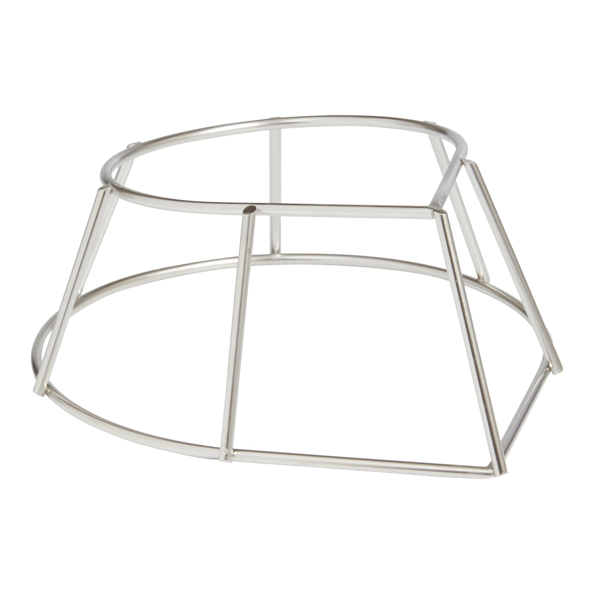 Topsy Turkey Stainless Steel Poultry Roasting Frame: Silver by World Market