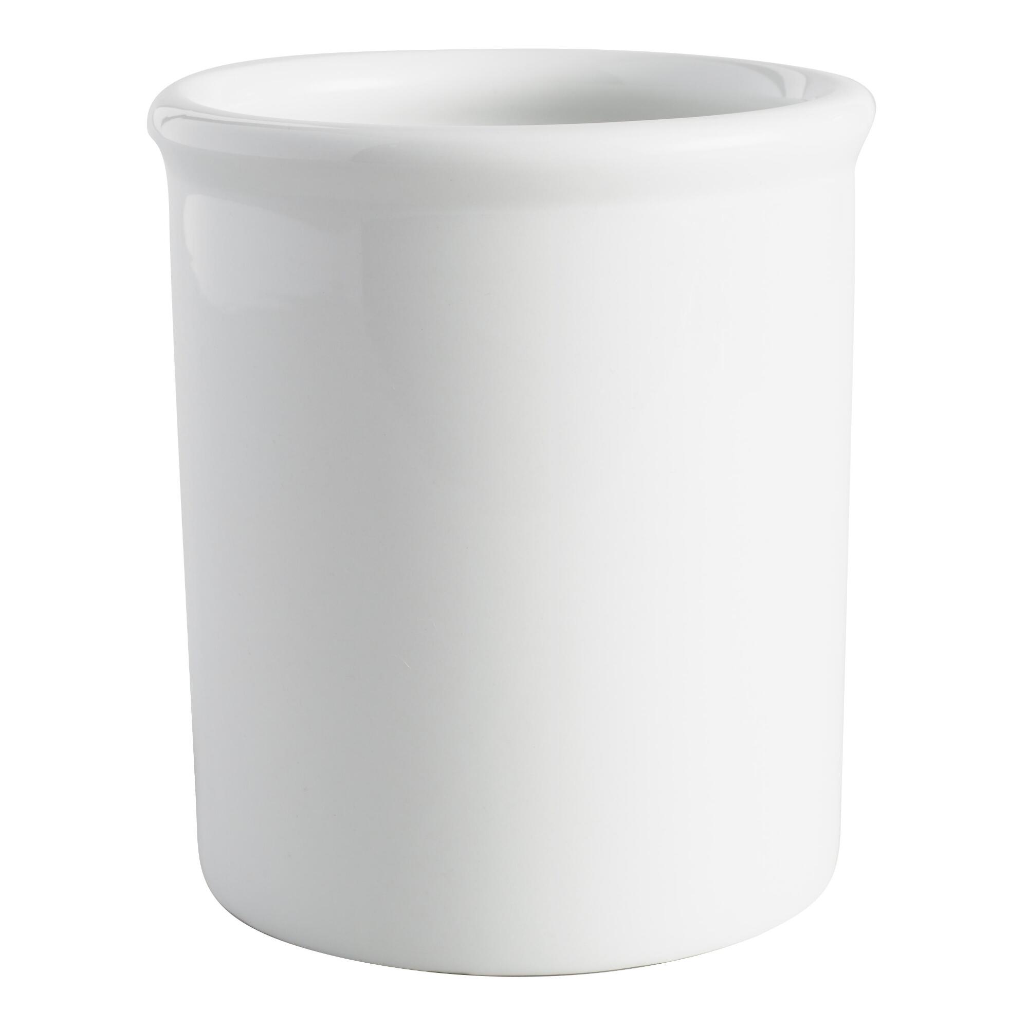 White Porcelain Utensil Holder by World Market