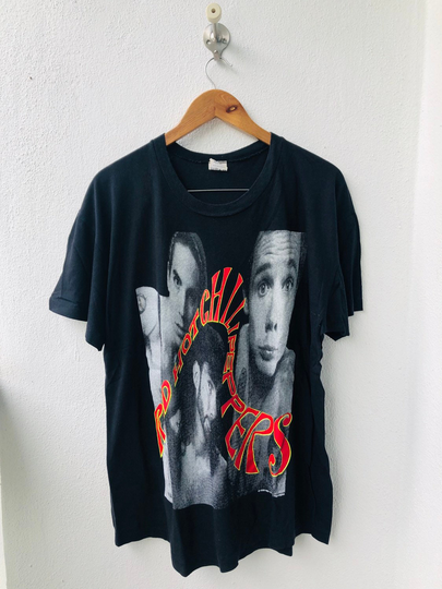 Vintage Original 90S Red Hot Chilie Peppers 1990 Mother's Milk Era T-Shirt Black Xl