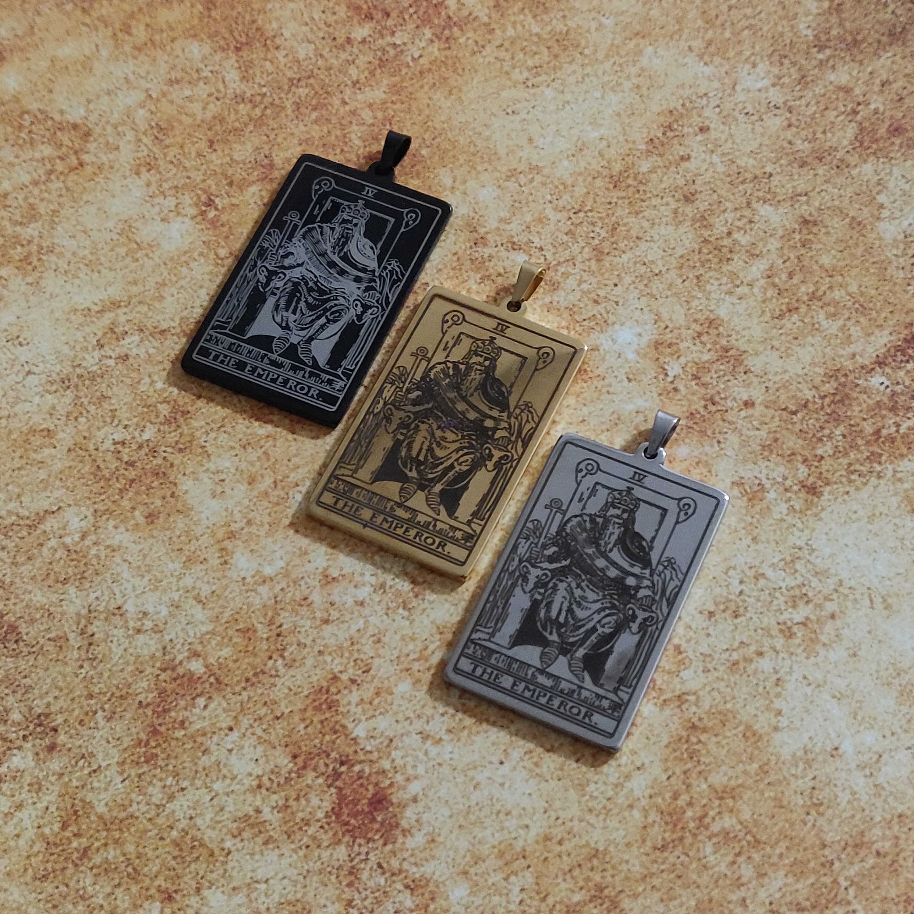 The Emperor - Tarot Card Pendant Necklace