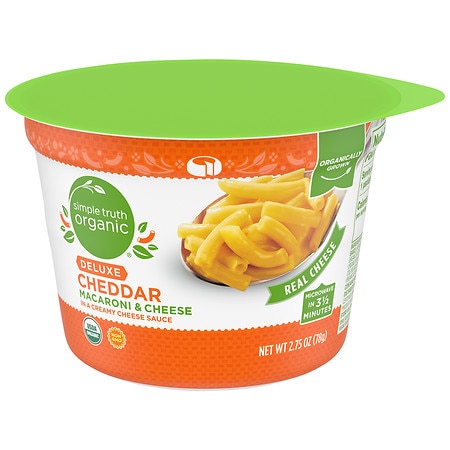 Kroger Simple Truth Organic Deluxe Macaroni & Cheese Cup - 2.75 oz