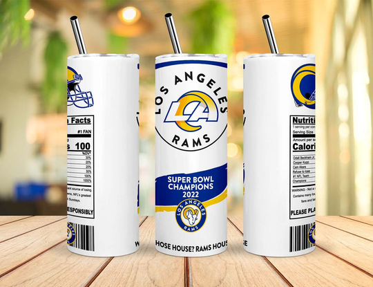 2022 Super Bowl Champions - 20 Oz Skinny Tumbler