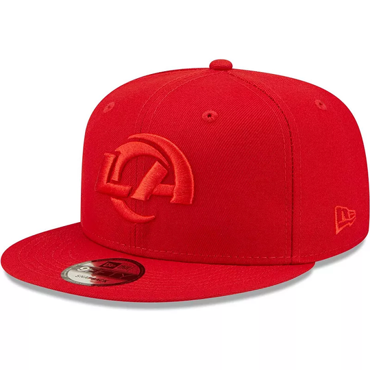 Men's New Era Scarlet Los Angeles Rams Color Pack 9FIFTY Snapback Hat, Red