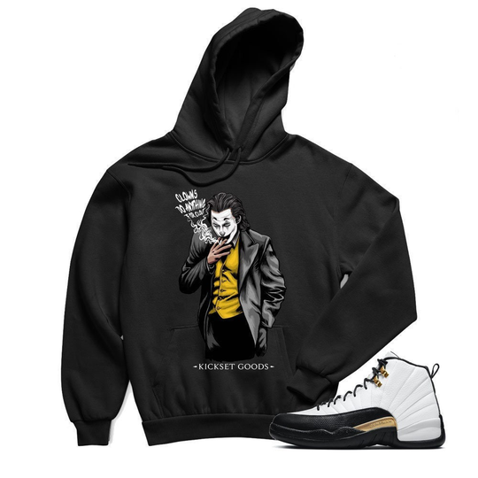 Jordan 12 Royalty Clout Clown Sneaker Hoodie | 12S Hoodies