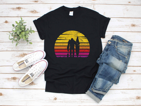 Bigfoot Canoe Kayak Sasquatch | T-Shirt Tank Top Hoodie Long Sleeve Apparel Gift