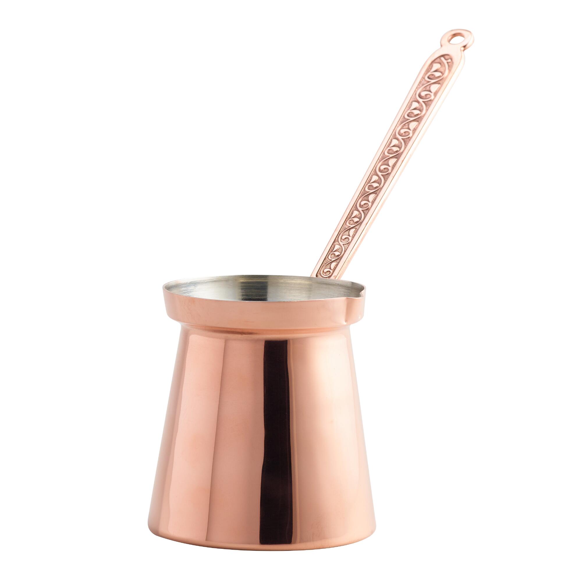 Copper Turkish Ibrik Coffee Maker by World Market