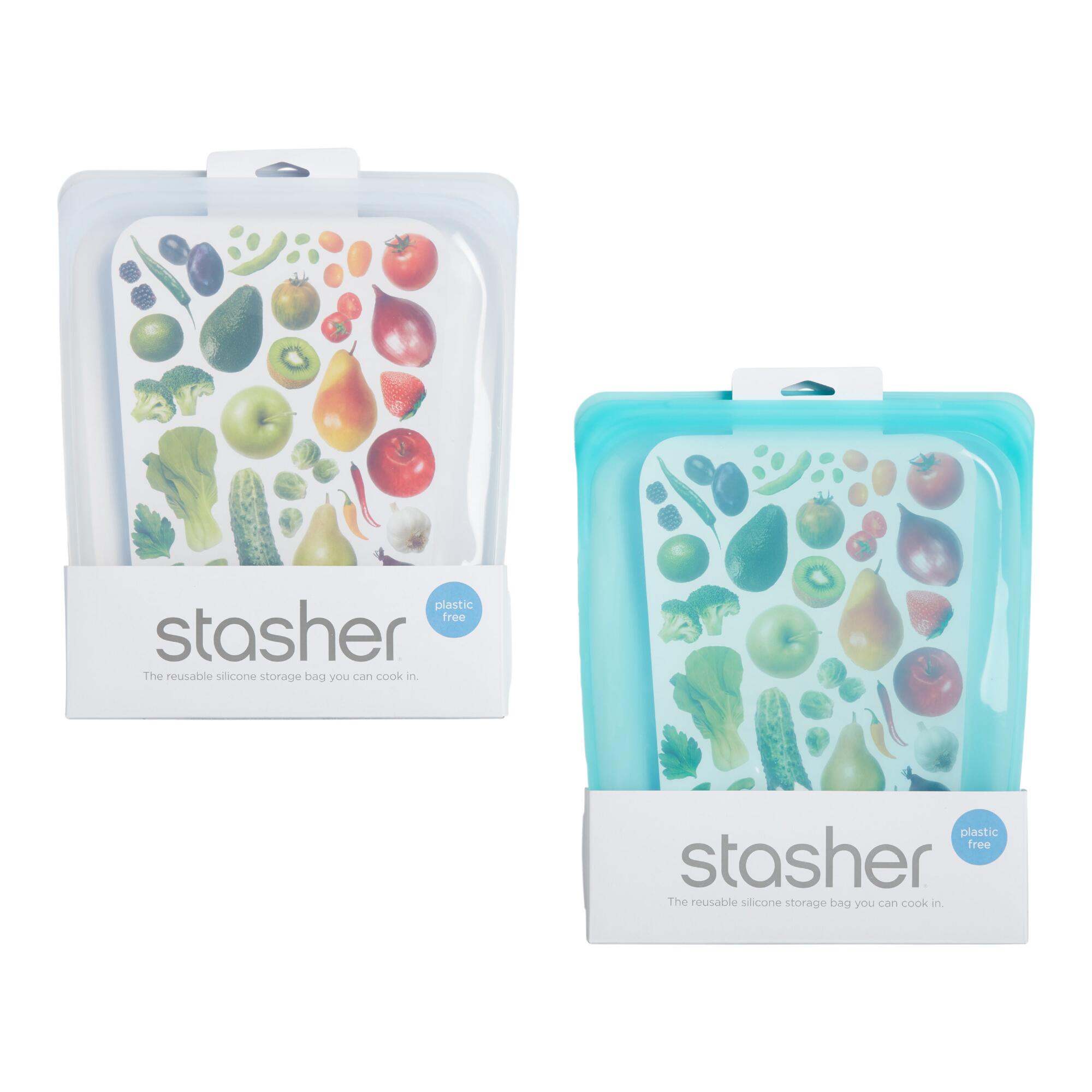 Stasher Reusable Silicone Half Gallon Storage Bag: Multi by World Market
