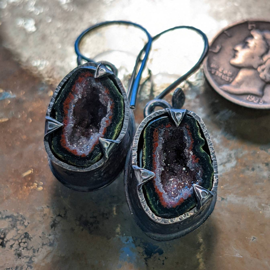 Tabasco Geode Starcluster Earrings