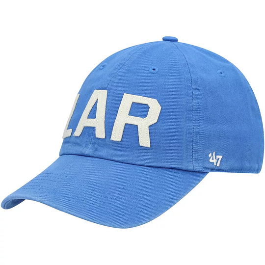 Women's '47 Royal Los Angeles Rams Finley Clean Up Adjustable Hat, Blue