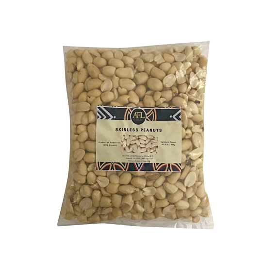 Pulped Raw Peanuts/Arachide Pour Sauce Blanche Et Ndole Skinless 1 lb