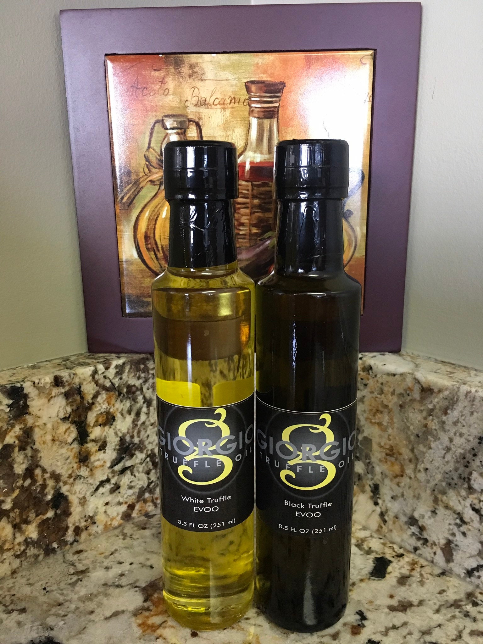 Combo White & Black Truffle Oil