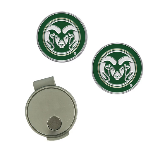 Colorado State Rams Hat Clip & Ball Markers Set, Multicolor