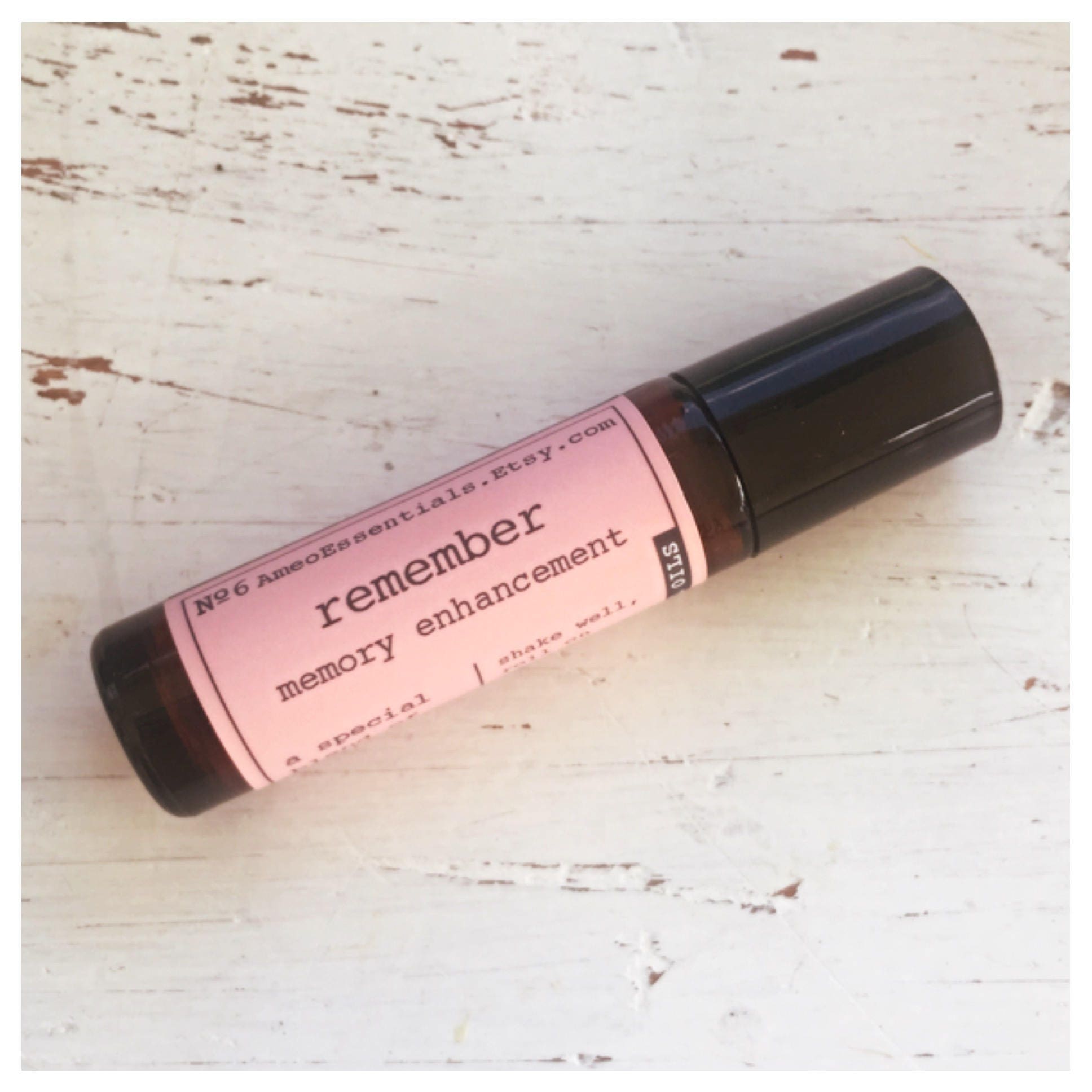 Remember Essential Oil Synergy Blend/Holistic Healing Memory Support Rollerball For Pure Rosemary