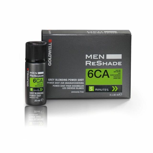 Goldwell USA Men ReShade - Gray Blending 6CA Cool Ash Dark Brown ( 4 X 20ml )