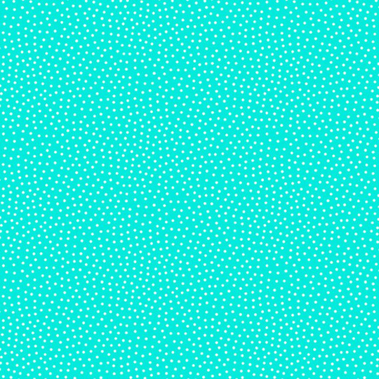 Polka Dot Fabric, Turquoise Pin Freckle By Andover, 9436-T1
