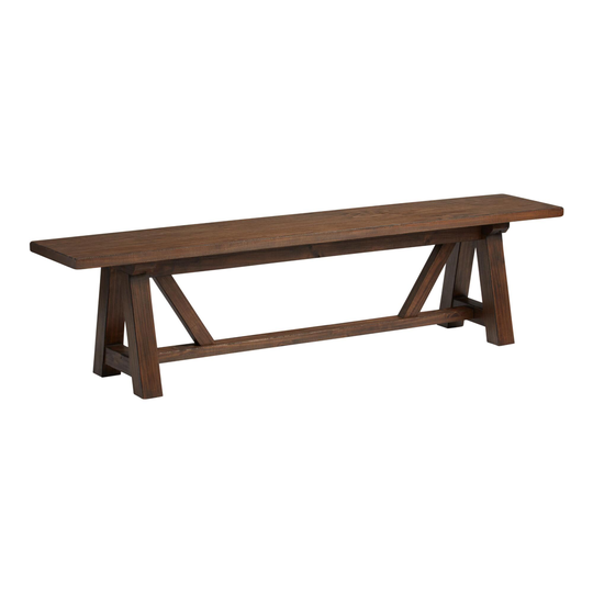 Wood Farmhouse Leona Dining Bench by World Market