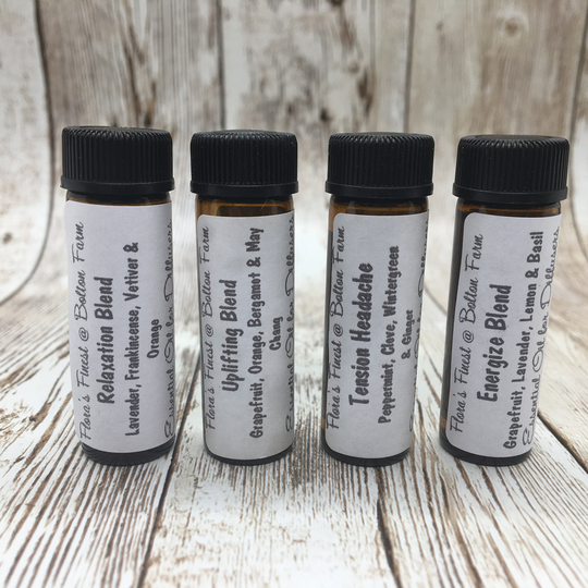 Essential Oil Blends For Diffusers & Jewelry, Aromatherapy Blends, Undiluted, Choose Your Scent, All Natural