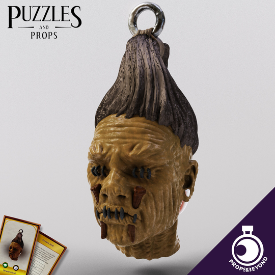Shrunken Head Trinket, Table Top Or Cosplay Prop