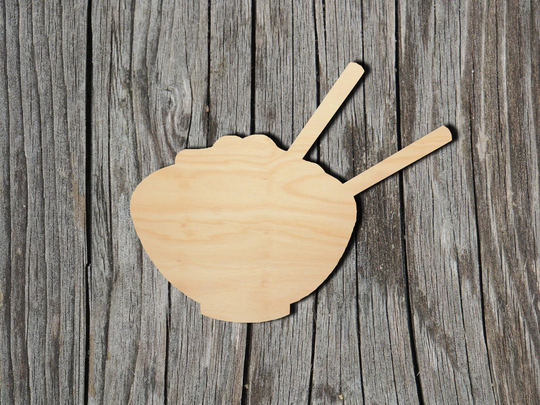 Ramen - Food Multiple Sizes Laser Cut Unfinished Wood Cutout Shapes