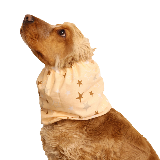Cotton Dog Snood | Lightweight Cocker Spaniel Ear Protector Basset Hound Cover Long Eared