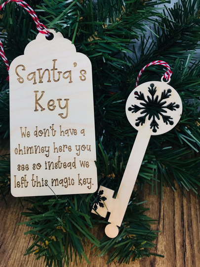 Santa's Magic Key Ornaments