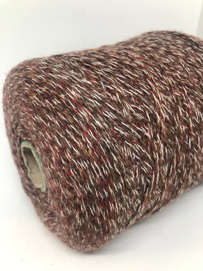 Alpaca Wool Blend 3Ply Yarn, Italian Yarn On Cone Per 3.5Oz | 100G For Handknitting Machine Crafts, Italianknittingyarn