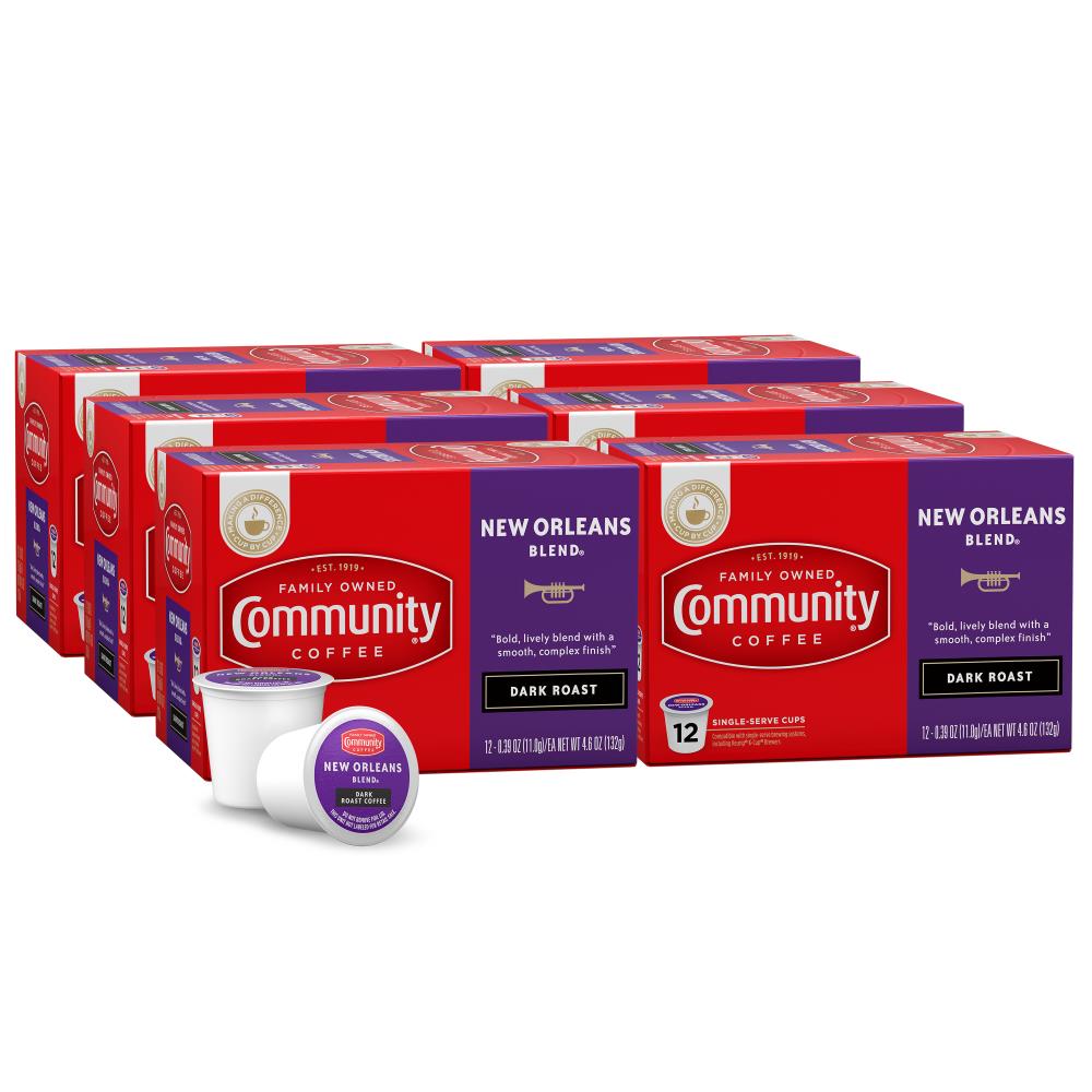 Community Coffee Community Coffee New Orleans Blend Single Serve Cups, 72 Cups | 16315-6