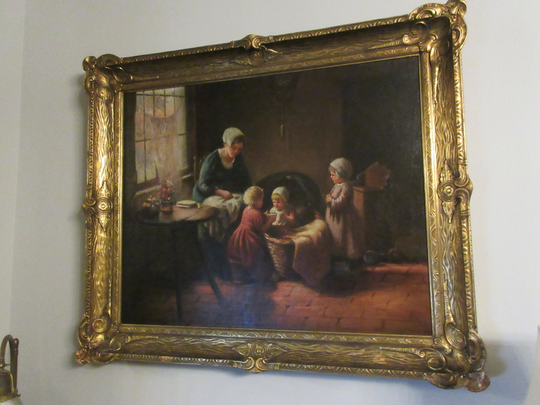 Original Oil Painting Signed Nic Lenz