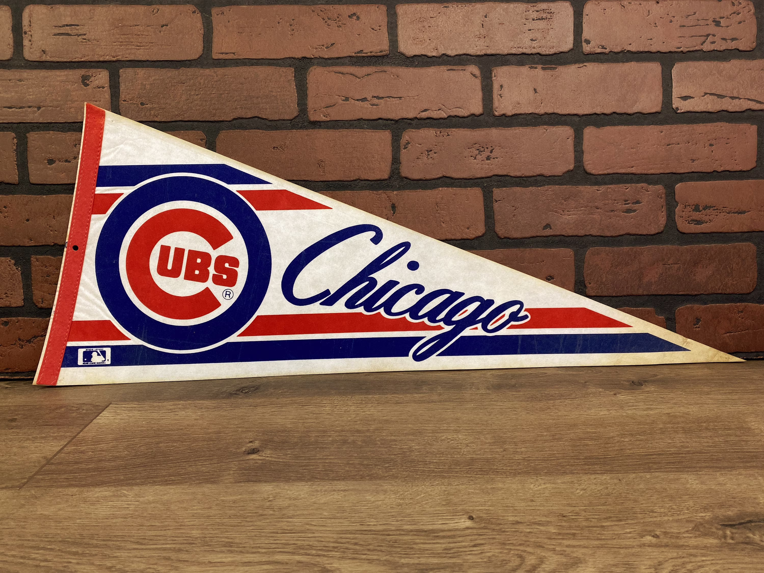 1980's Chicago Cubs Mlb Large Vintage Pennant