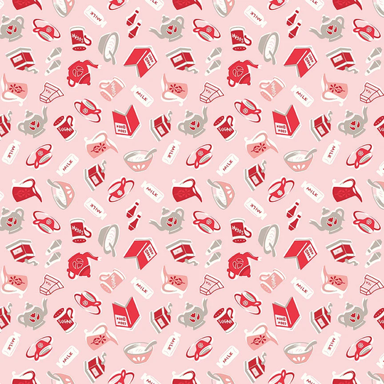 Cook Book Breakfast in Frosting | Designed By Lori Holt For Riley Blake C11753-Frosting