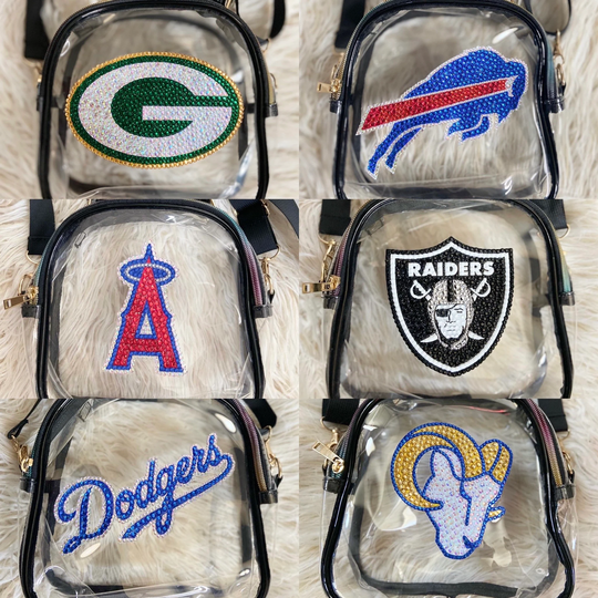 Rhinestones Clear Crossbody/Purse & Custom Order Crossbody