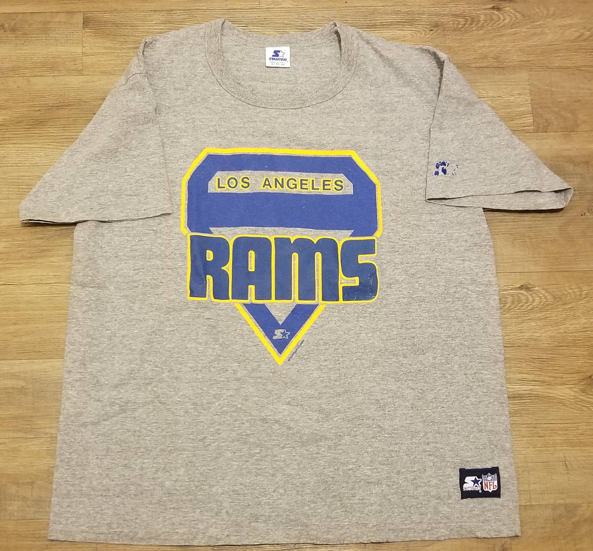 xl La Rams Shirt , 90S Tee, Starter Sh Vintage Tee Shirt, Vintage Nfl Los Angeles Rams