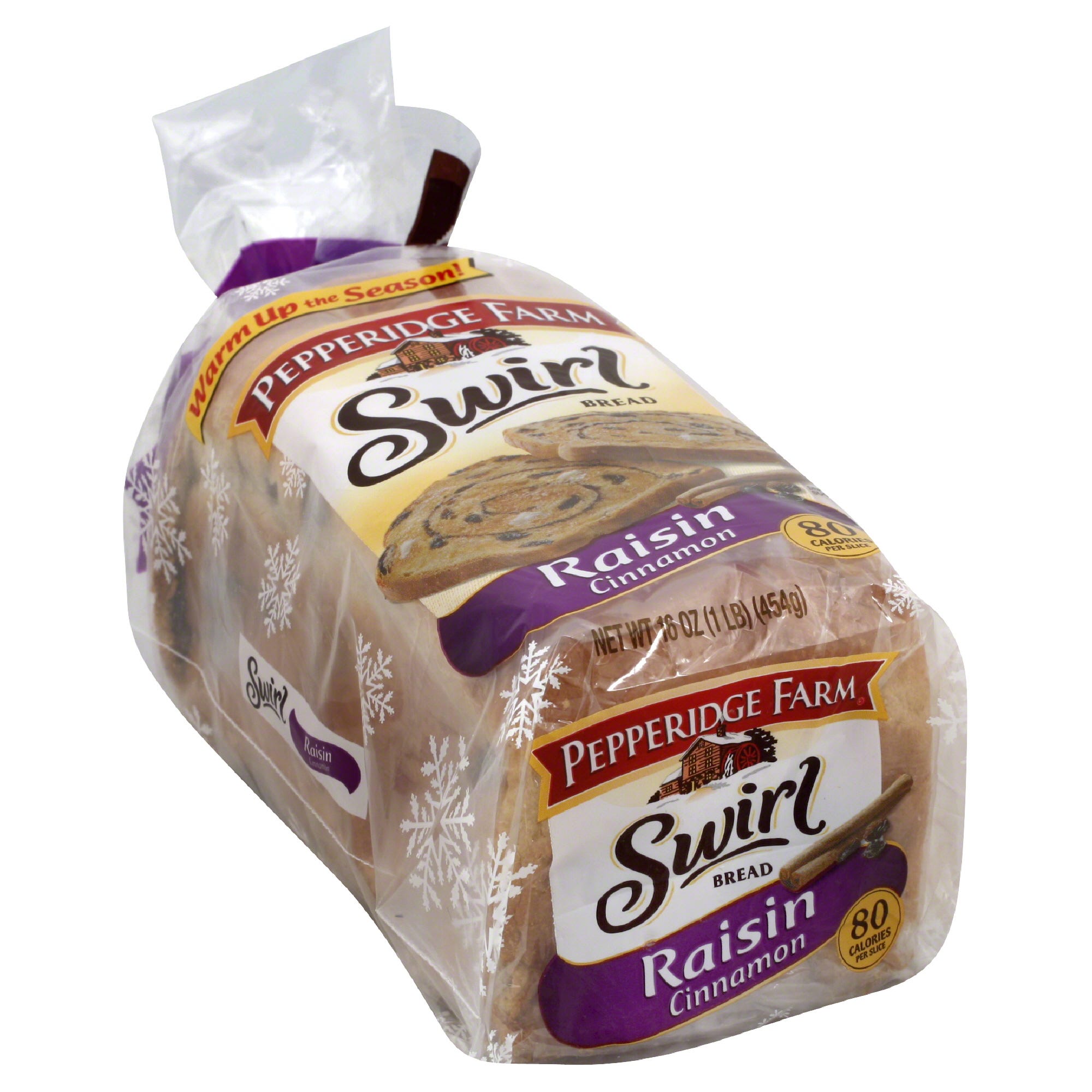 Pepperidge Farm Bread, Swirl, Raisin Cinnamon 16 oz (1 lb) 454 g