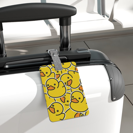 Duck Luggage Tag, Rectangle, Custom Bag Tag, Luggage Travel Gifts, Gifts For Her, Him, Gift