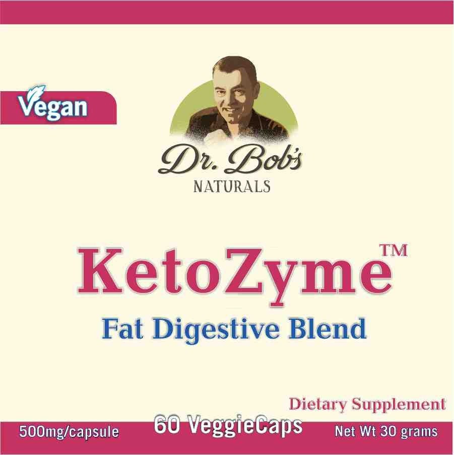 Dr. Bob's Ketozyme Fat Digestion Blend 60 Capsules