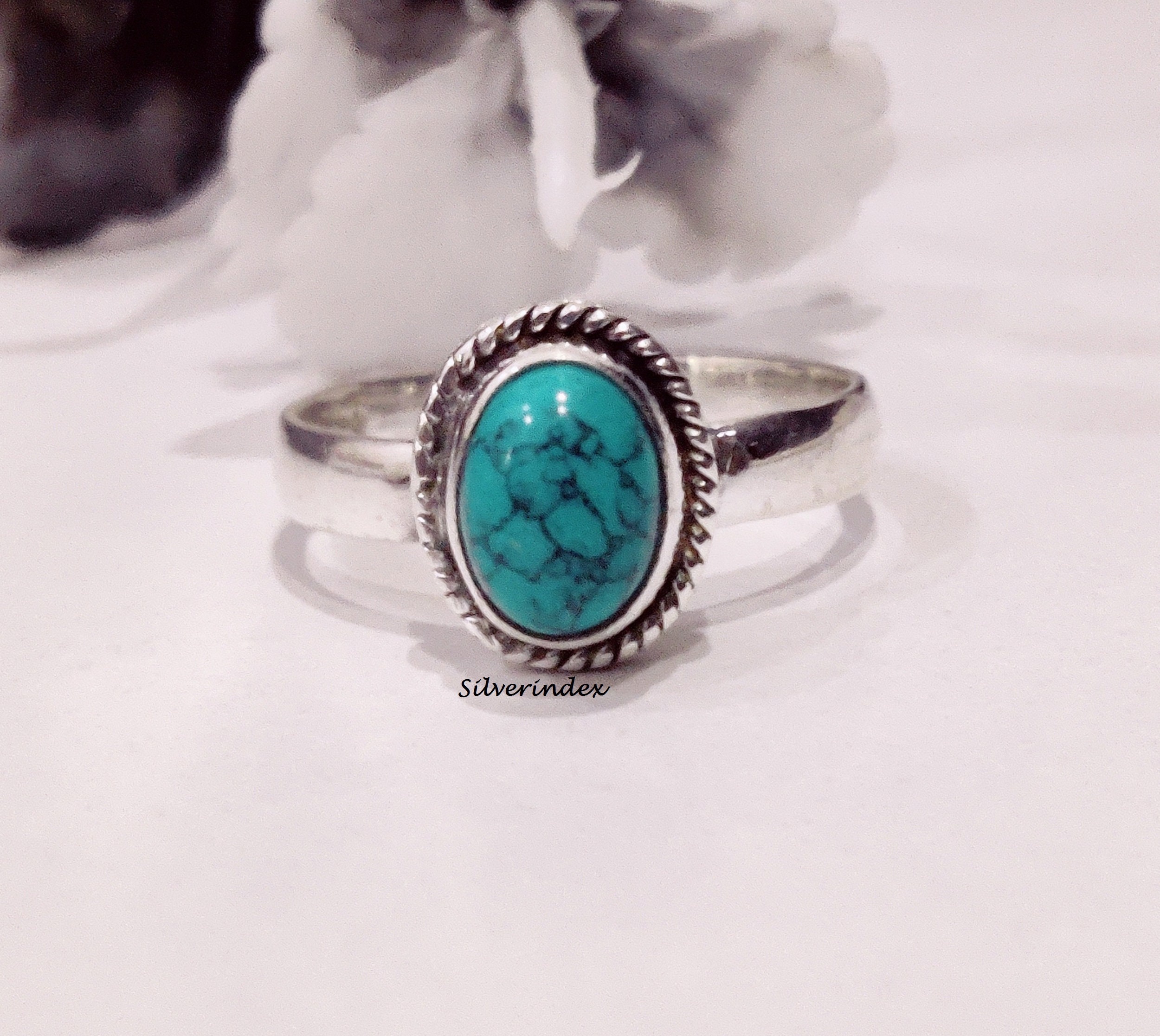 Turquoise Ring, 925 Silver Sterling Beautiful Engagement Ring, Gift Handmade Women Ring, Women Jewelry, Designer Ring
