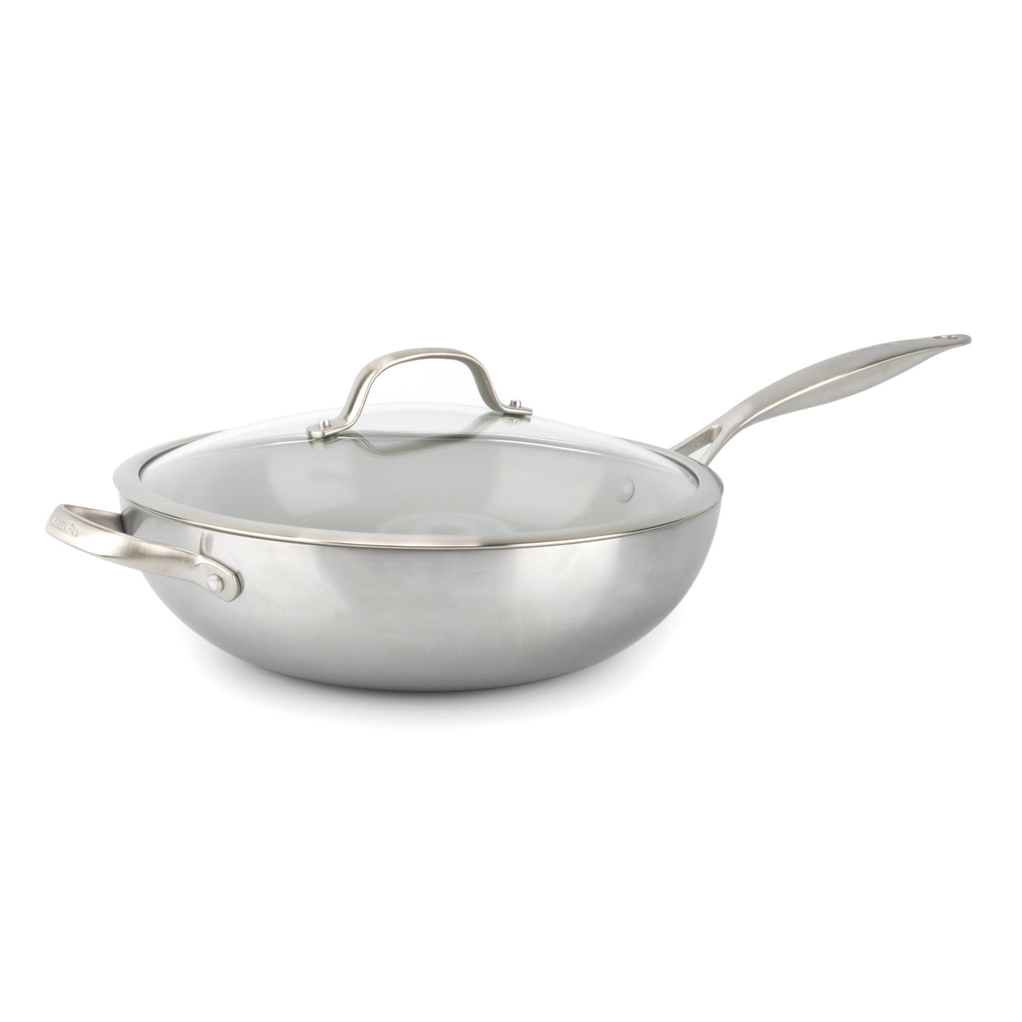 GreenPan Venice Pro Nonstick Ceramic Wok with Lid by World Market