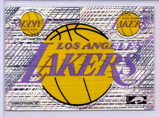1995 Nba Basketball Vending Sticker Los Angeles Lakers