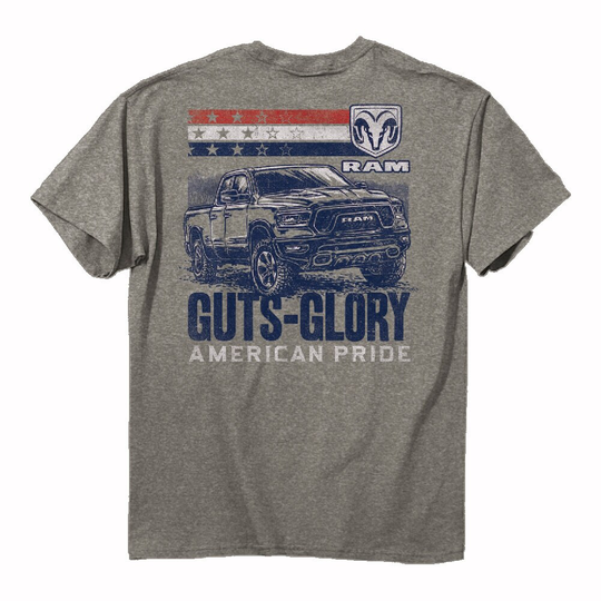 Ram Guts Glory American Pride Short Sleeve T-Shirt