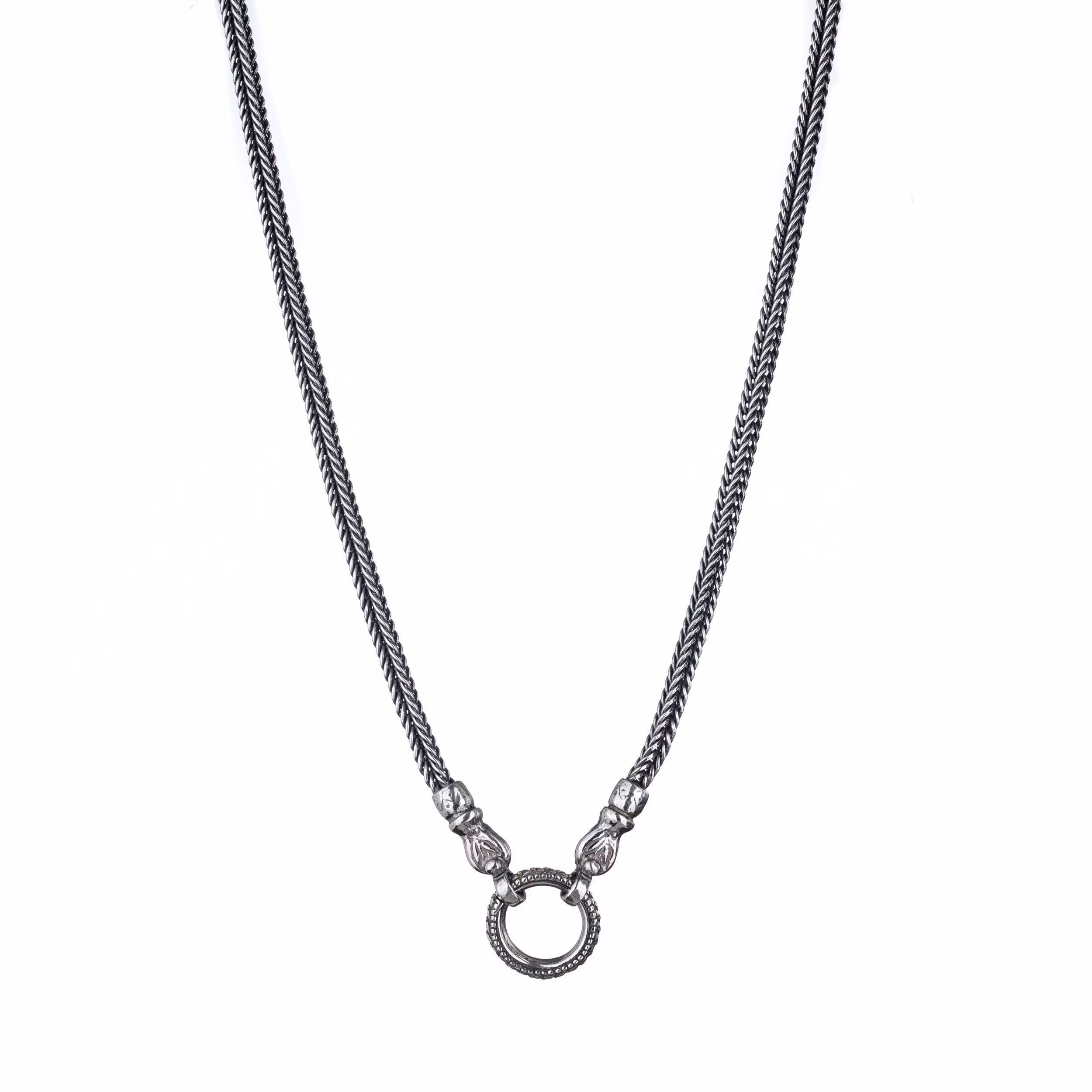 Connector Necklace in Sterling Silver Chain 2.75mm