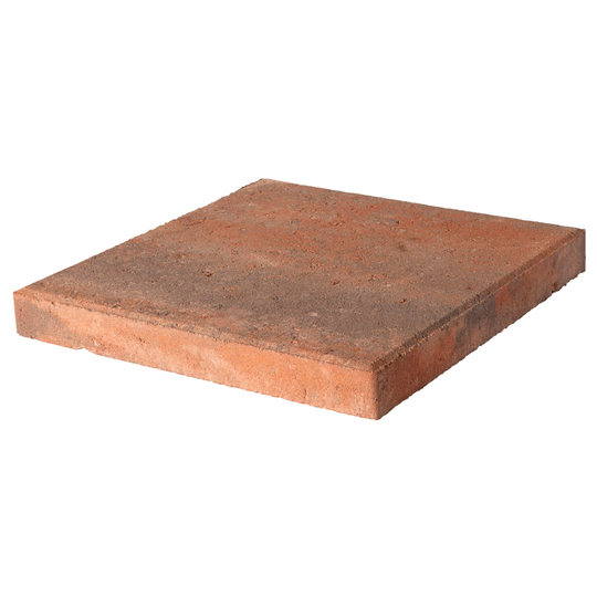 Pavestone 16x16 square 16-in L x 16-in W x 2-in H Harvest Blend/Smooth Concrete Patio Stone in Red | 72679