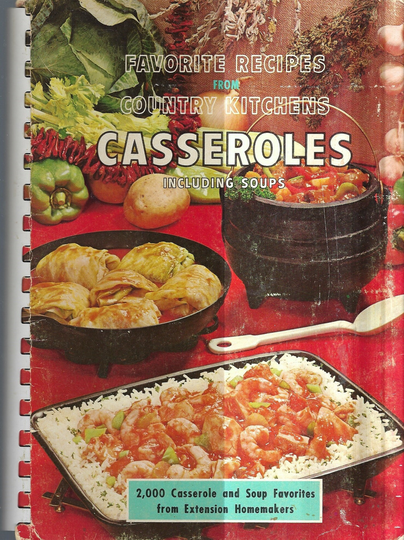 Favorite Recipes From Country Kitchens Casseroles & Soups Vintage 1968 Extension Homemakers Nation-Wide Collectible Rare Cook Book